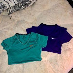 Nike Pro Dri Fit Vnecks
